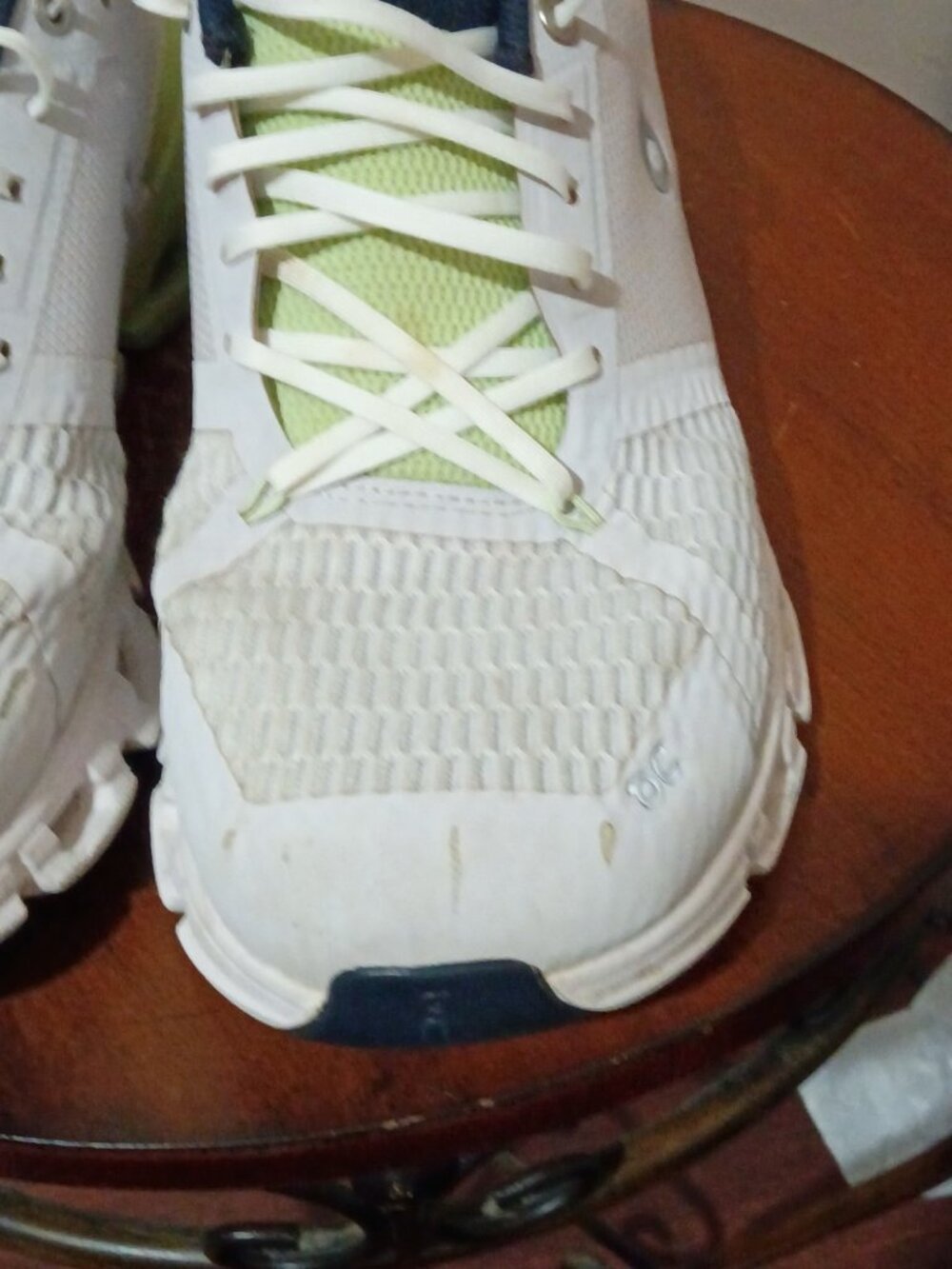 Size 10 - On Cloudflyer II 2 Running Shoes 21.99031 Women’s White Green Meadow - Picture 7 of 15